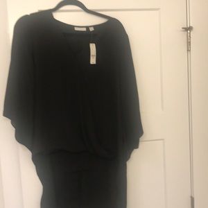 New Black High Low Sheer Top
